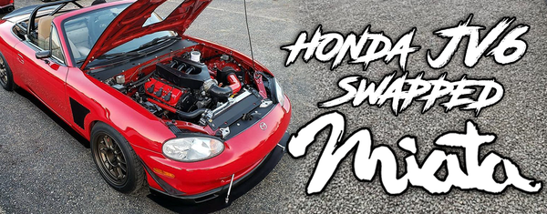 Honda JV6 swapped Miata