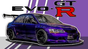 Mitsubishi Evo GTR - AWD VR38DETT Evo VIII