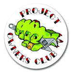Project Owners Club Fist  80mm Vinyl Sticker - Project Owners Club