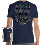 'Dream, Build, Break, Repeat' - T-Shirt - Project Owners Club