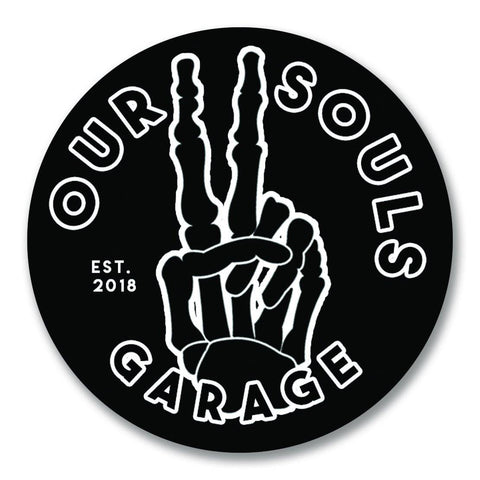 Our Souls Garage 80mm Vinyl Sticker - Project Owners Club